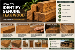how to identify genuine teak wood