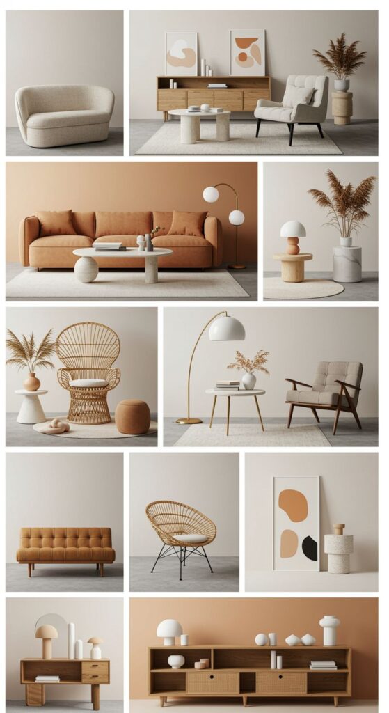 top 10 furniture styles that are taking over in 2025